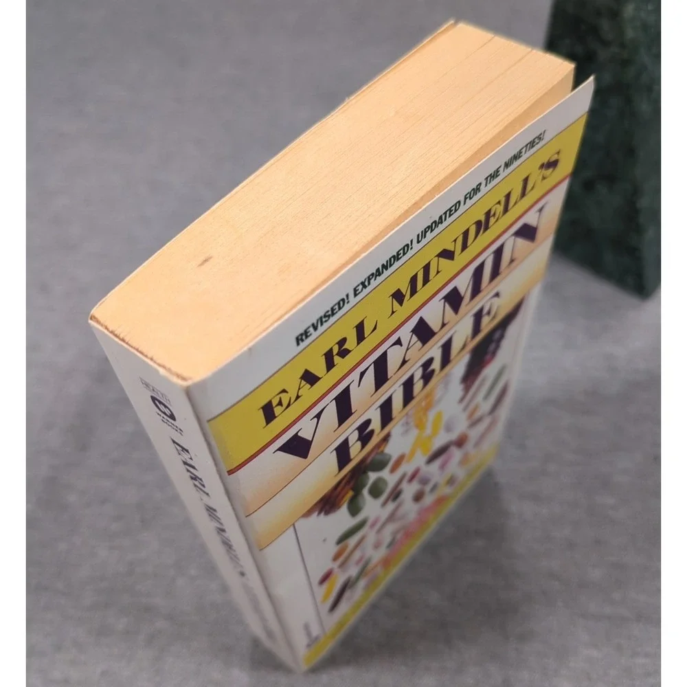 1991 Earl Mindell's Vitamin‎ Bible Vintage Warner Books Paperback